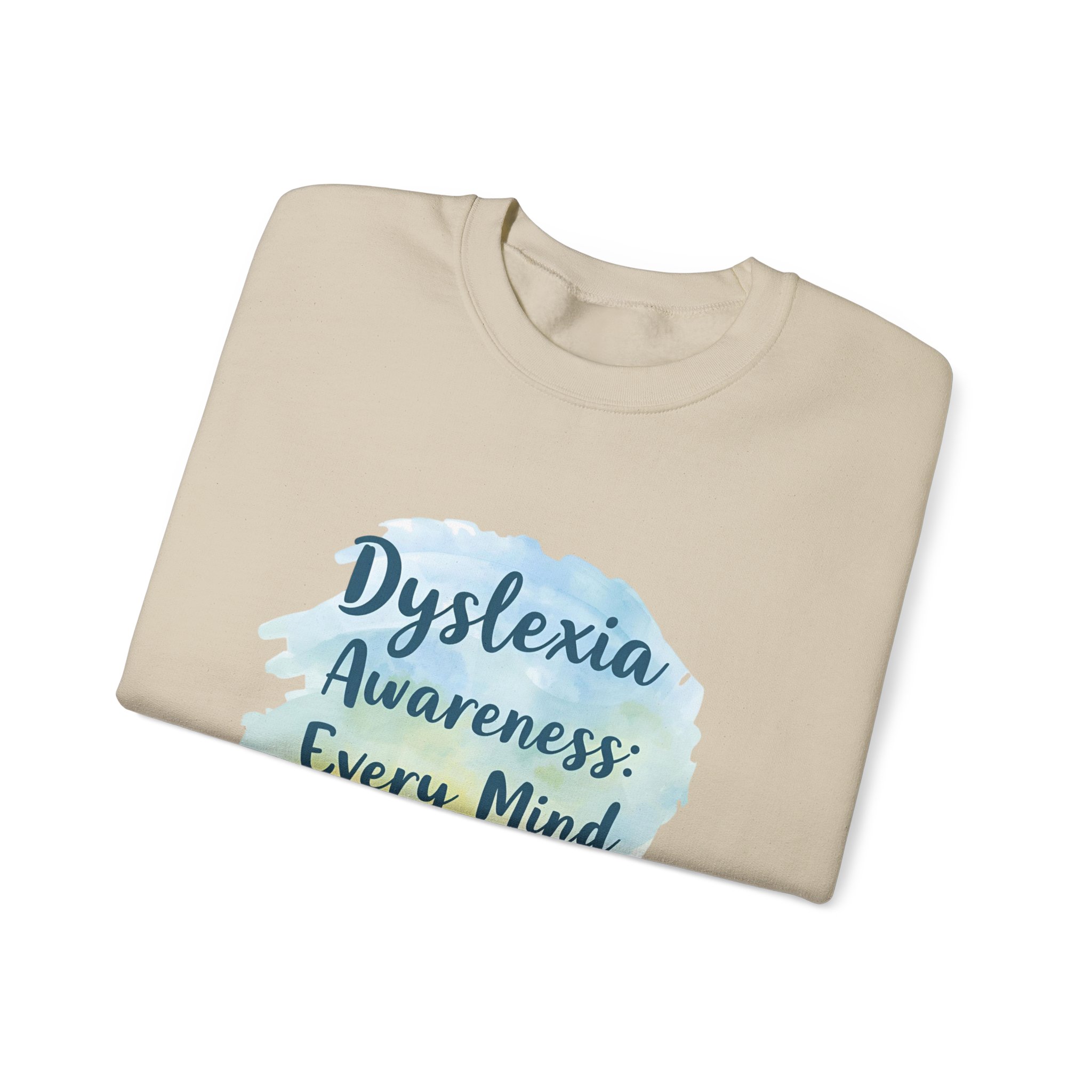 Dyslexia Awareness: Every Mind Matters -Crewneck Sweatshirt - Image 19