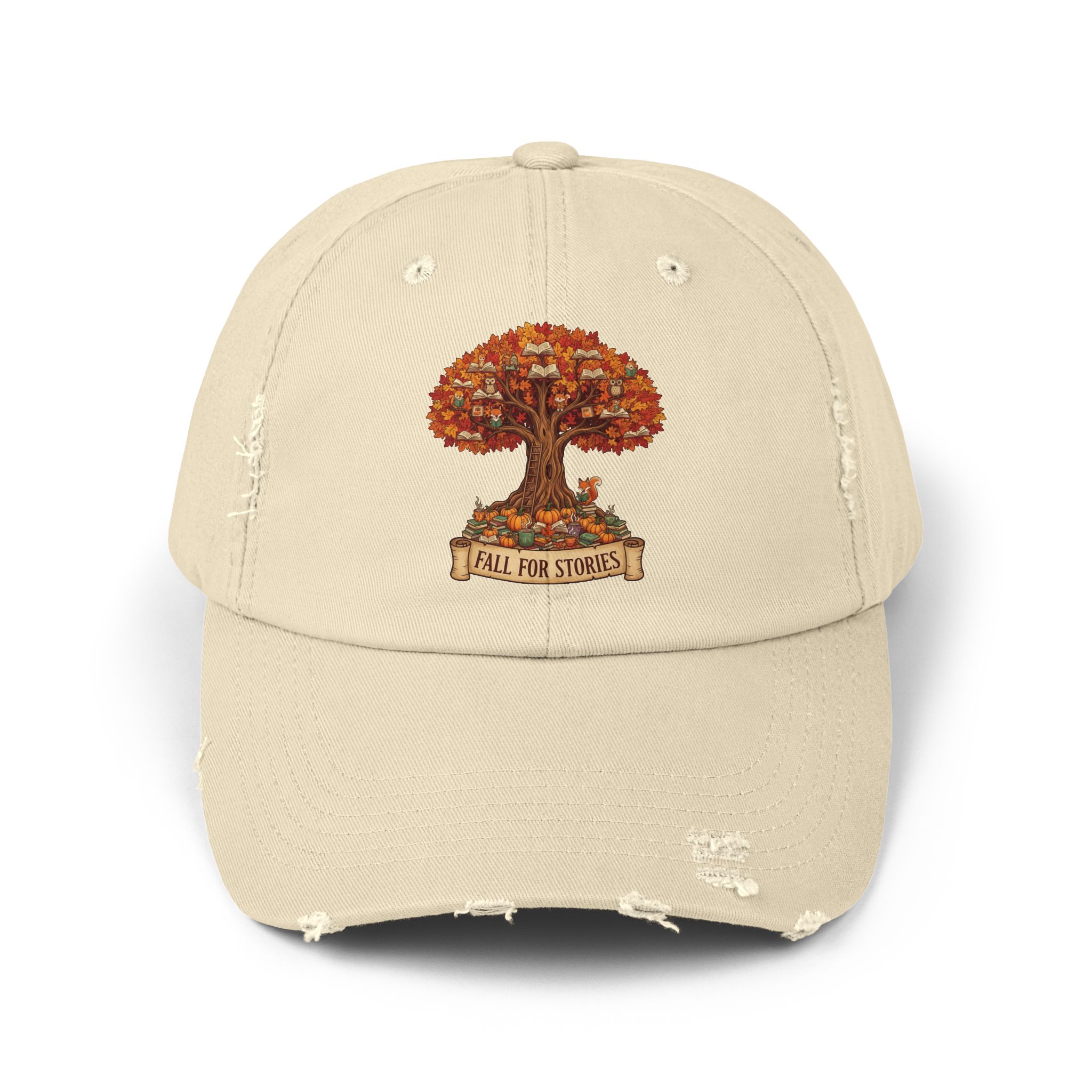 Fall For Stories-Unisex Adjustable Baseball Cap - Image 5