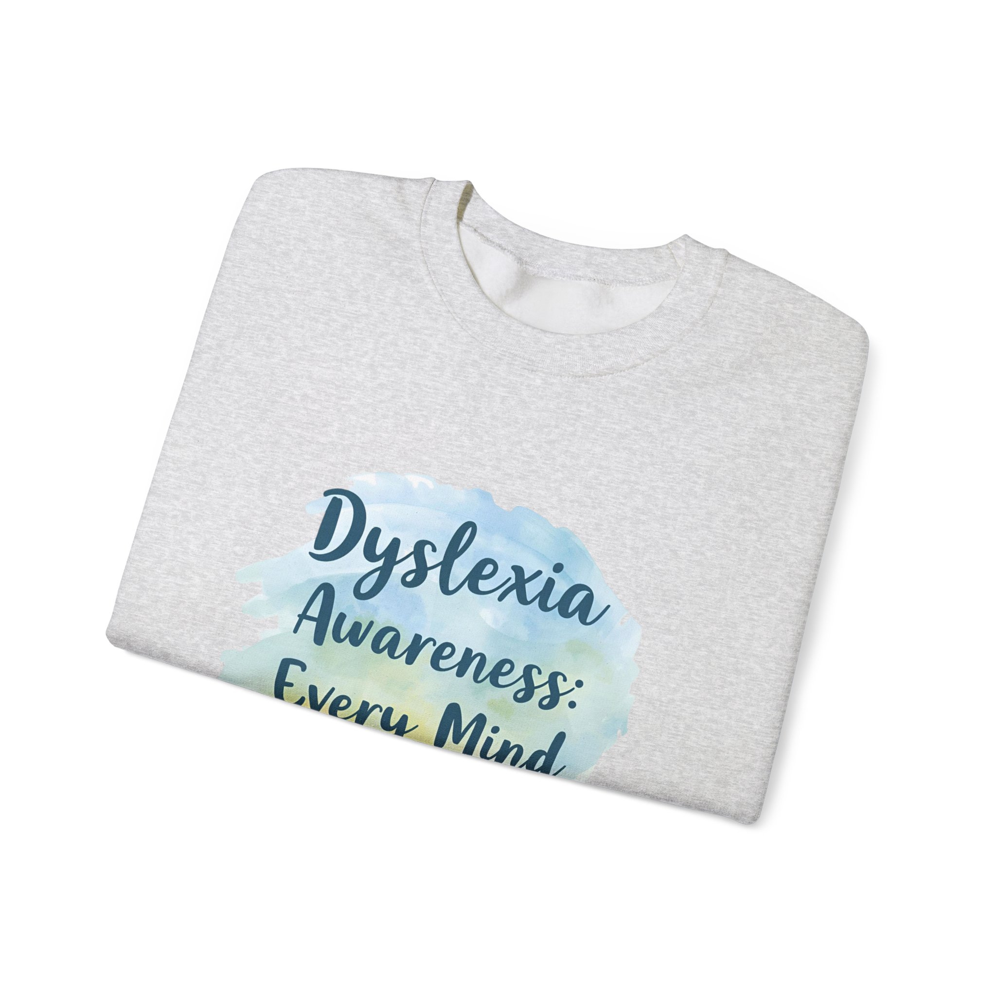 Dyslexia Awareness: Every Mind Matters -Crewneck Sweatshirt - Image 11