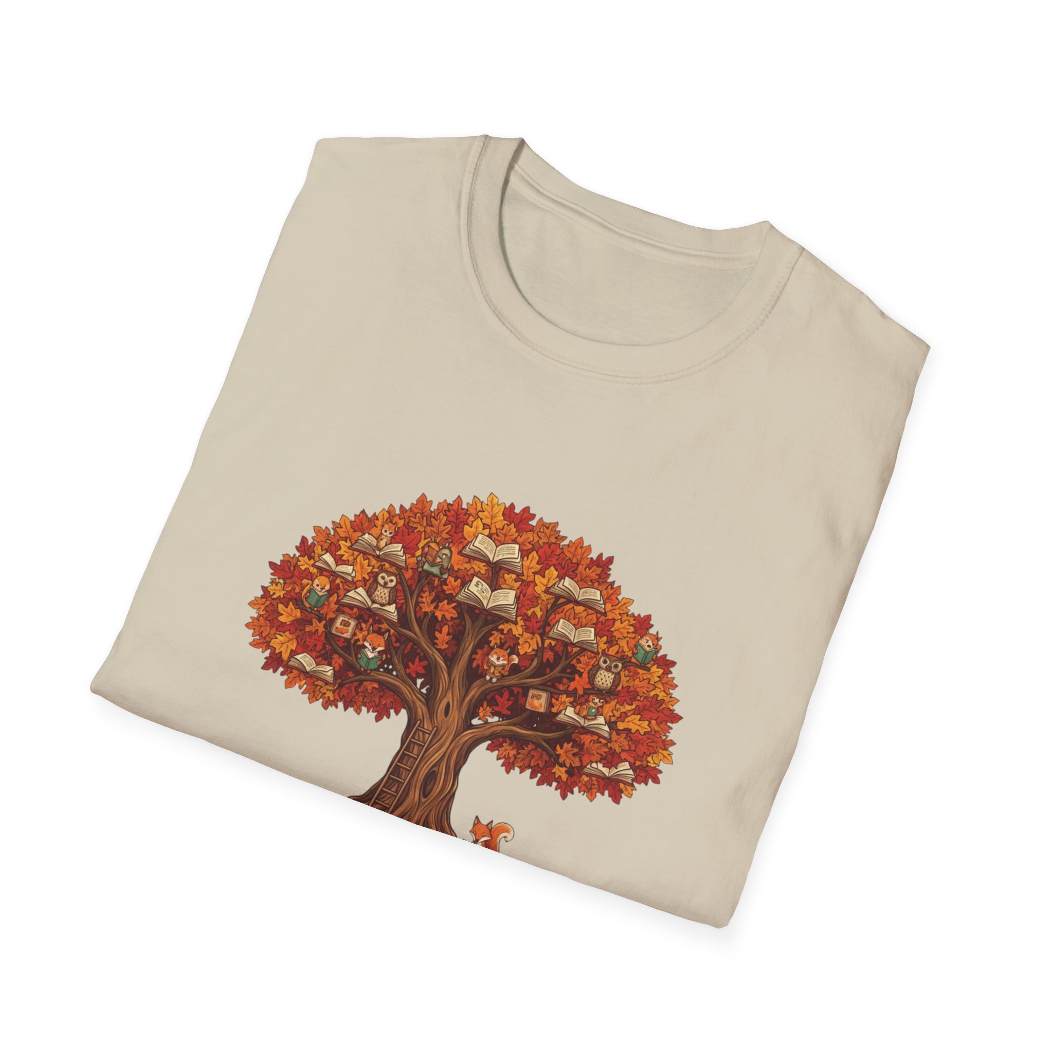 Fall for Stories -Unisex Soft style T-Shirt - Image 4