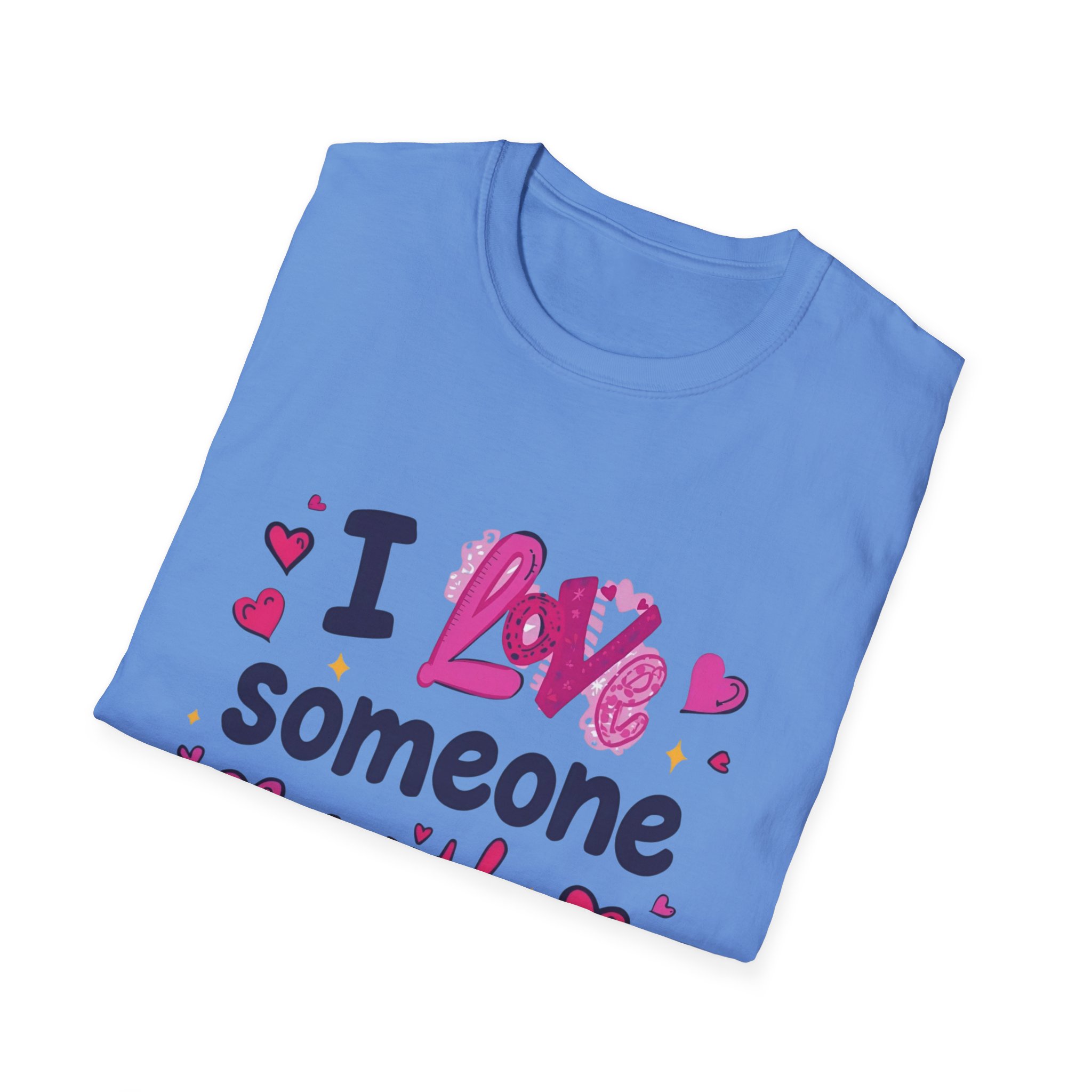 I love someone with Dyslexia -Unisex Soft style T-Shirt - Image 28