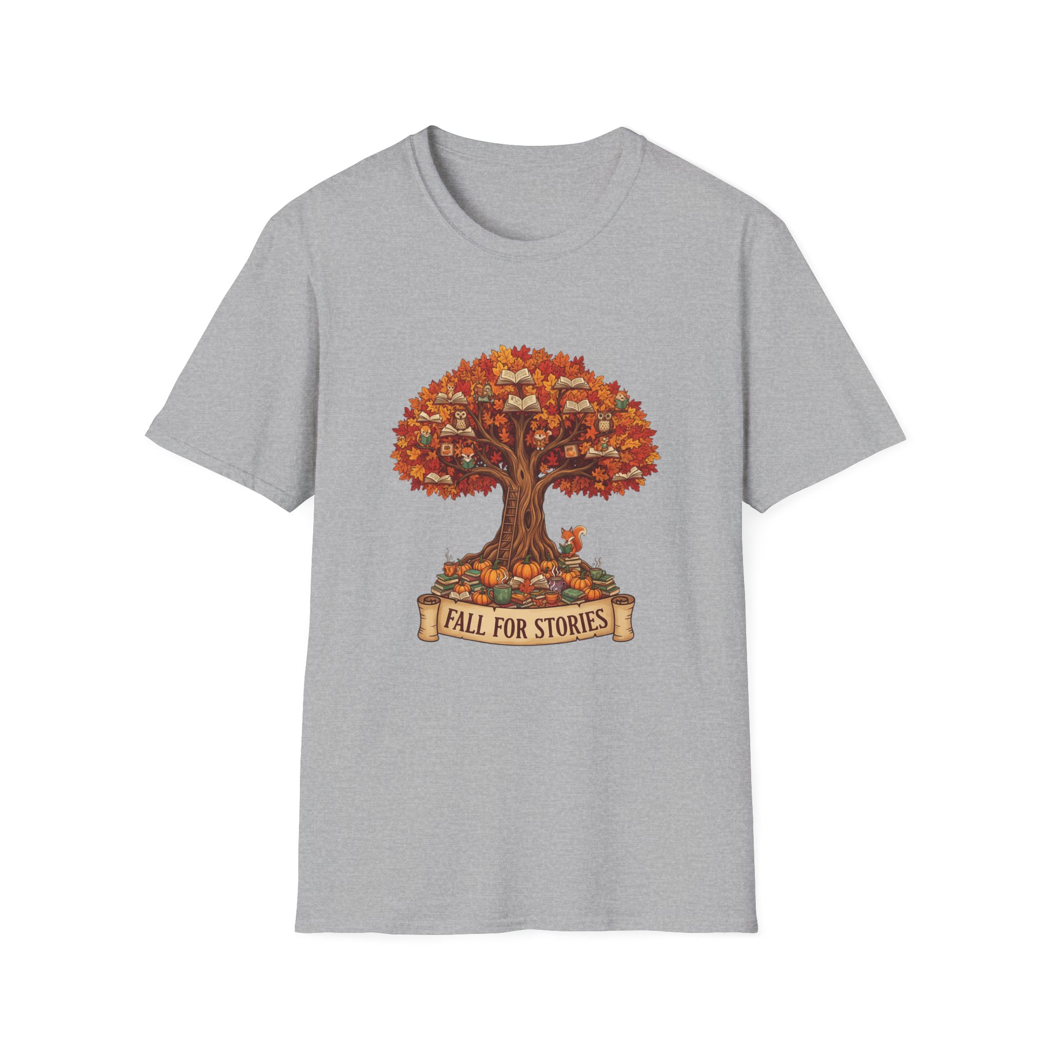 Fall for Stories -Unisex Soft style T-Shirt - Image 9