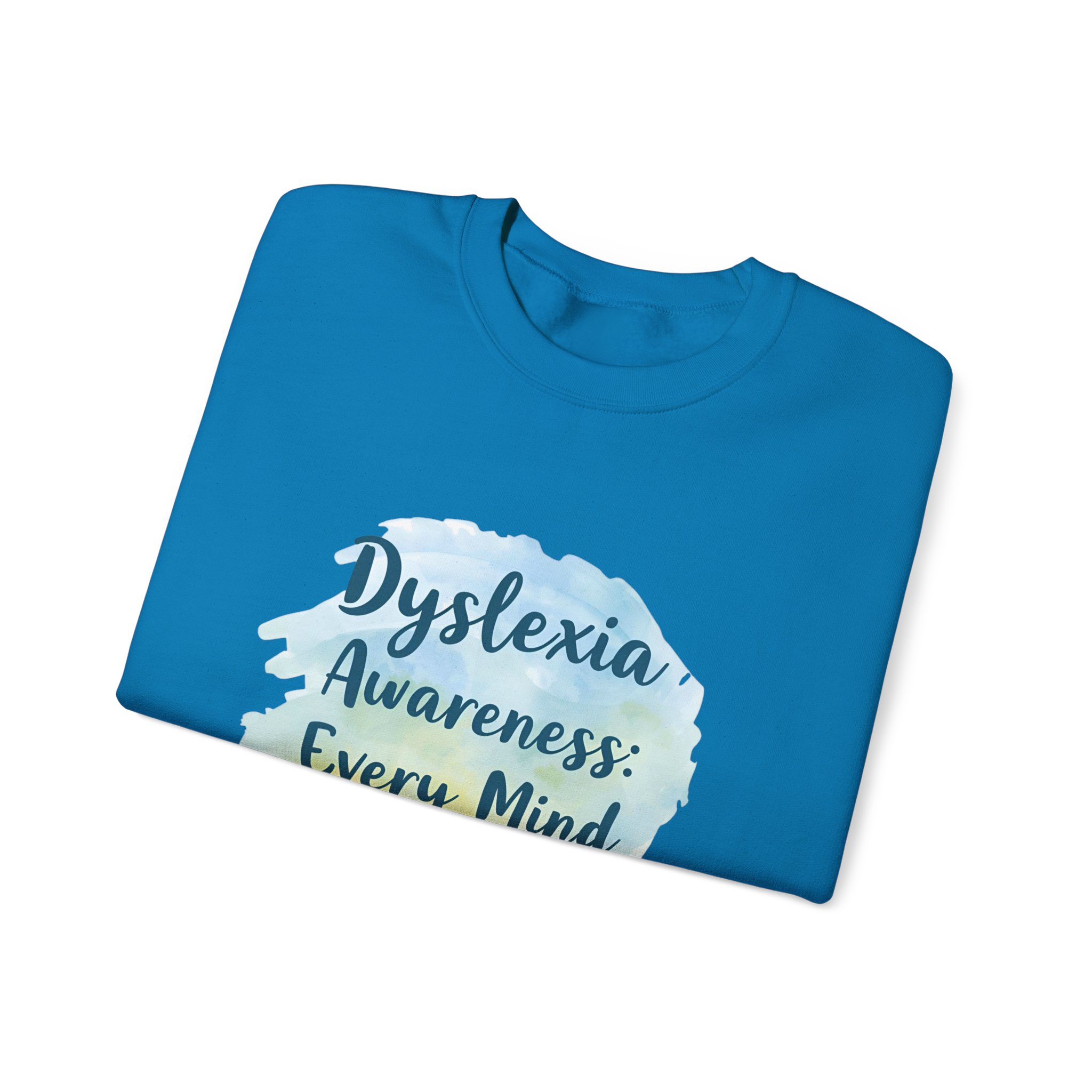 Dyslexia Awareness: Every Mind Matters -Crewneck Sweatshirt - Image 39