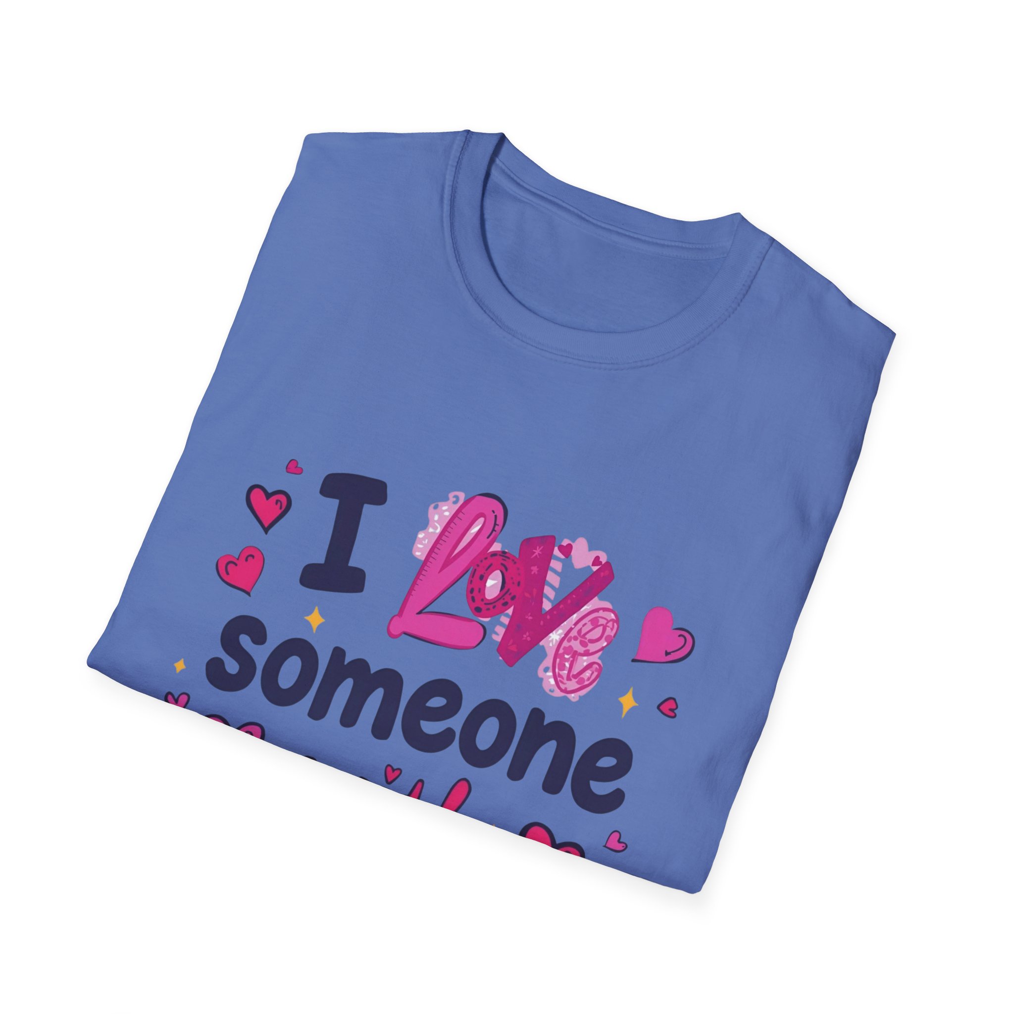 I love someone with Dyslexia -Unisex Soft style T-Shirt - Image 32