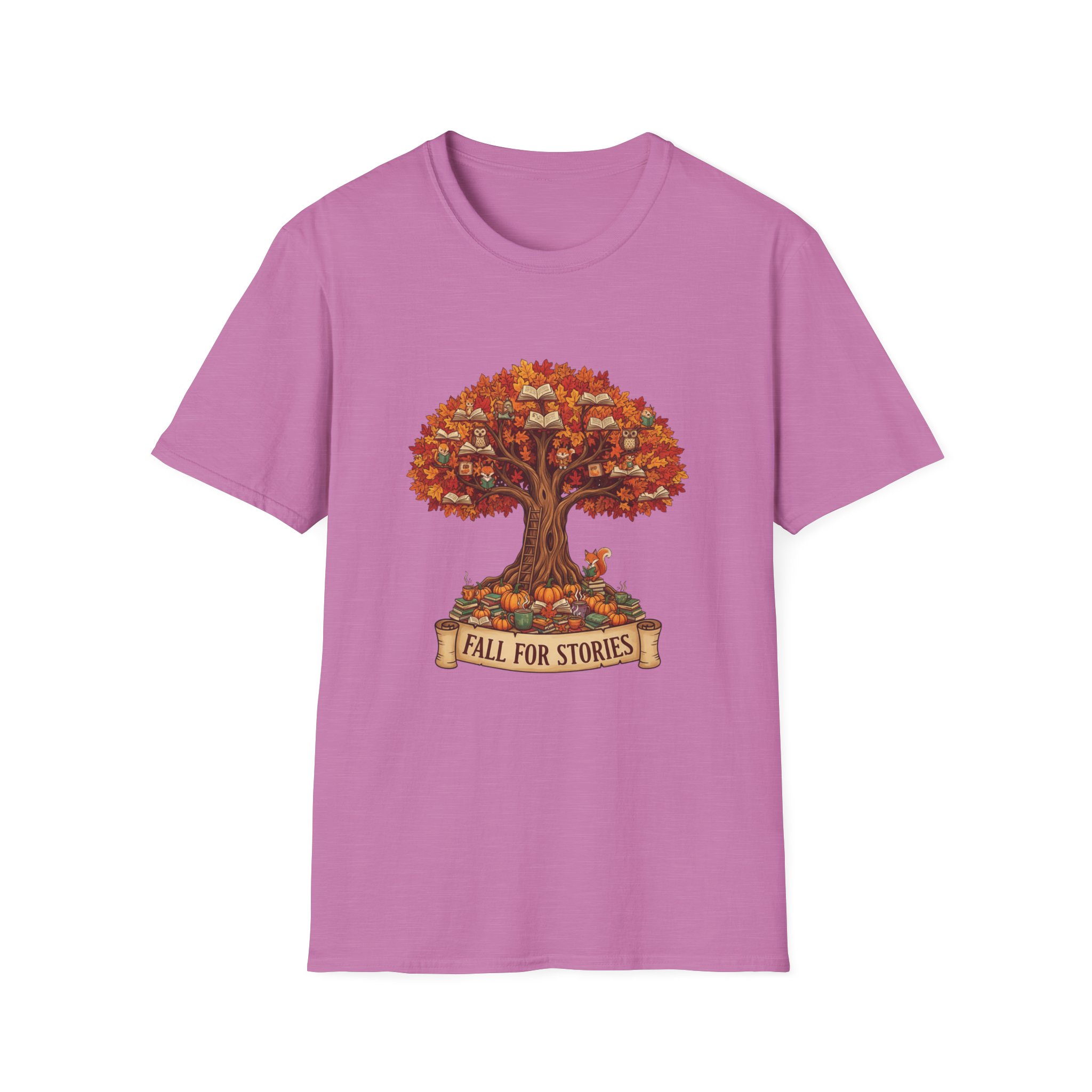 Fall for Stories -Unisex Soft style T-Shirt - Image 41