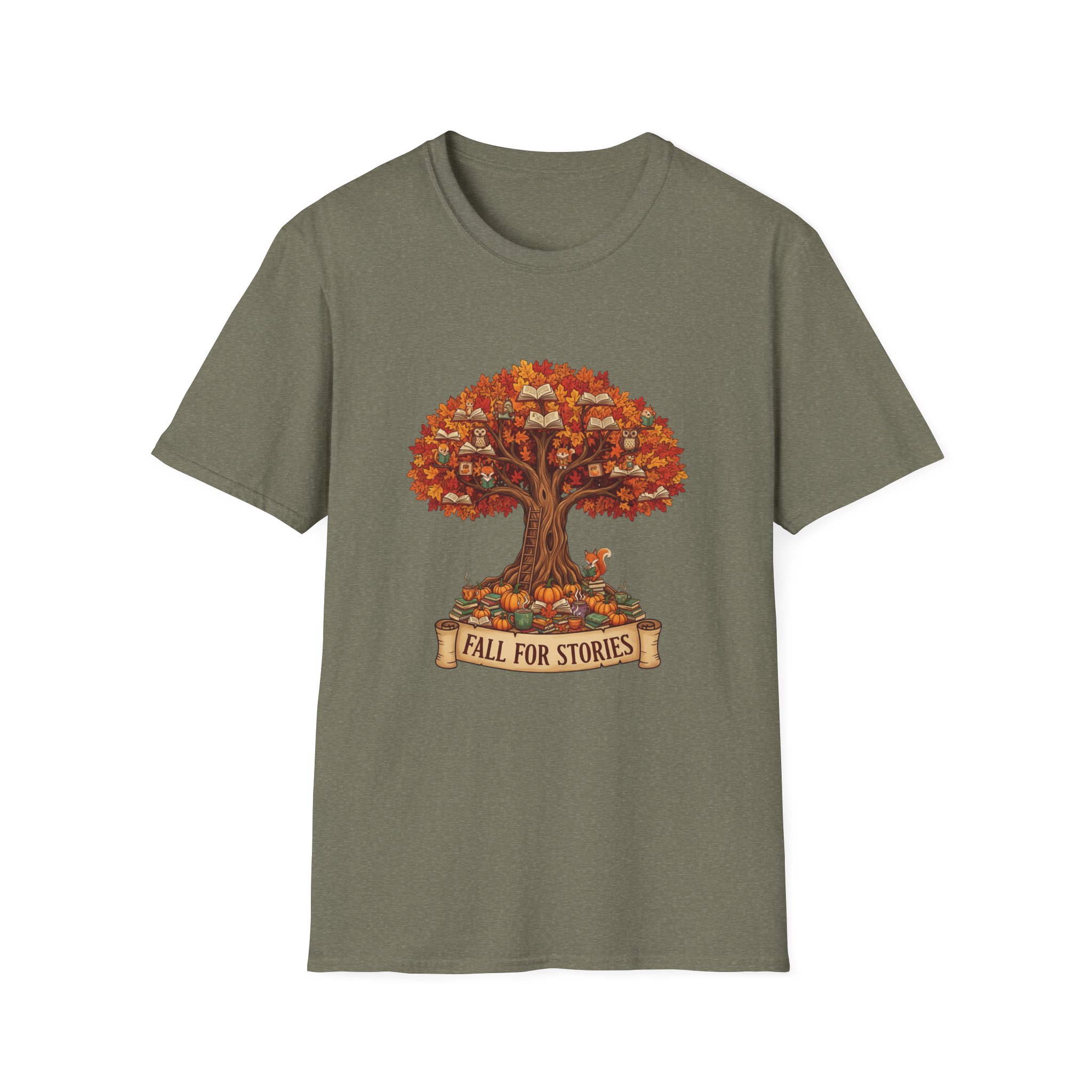 Fall for Stories -Unisex Soft style T-Shirt - Image 13