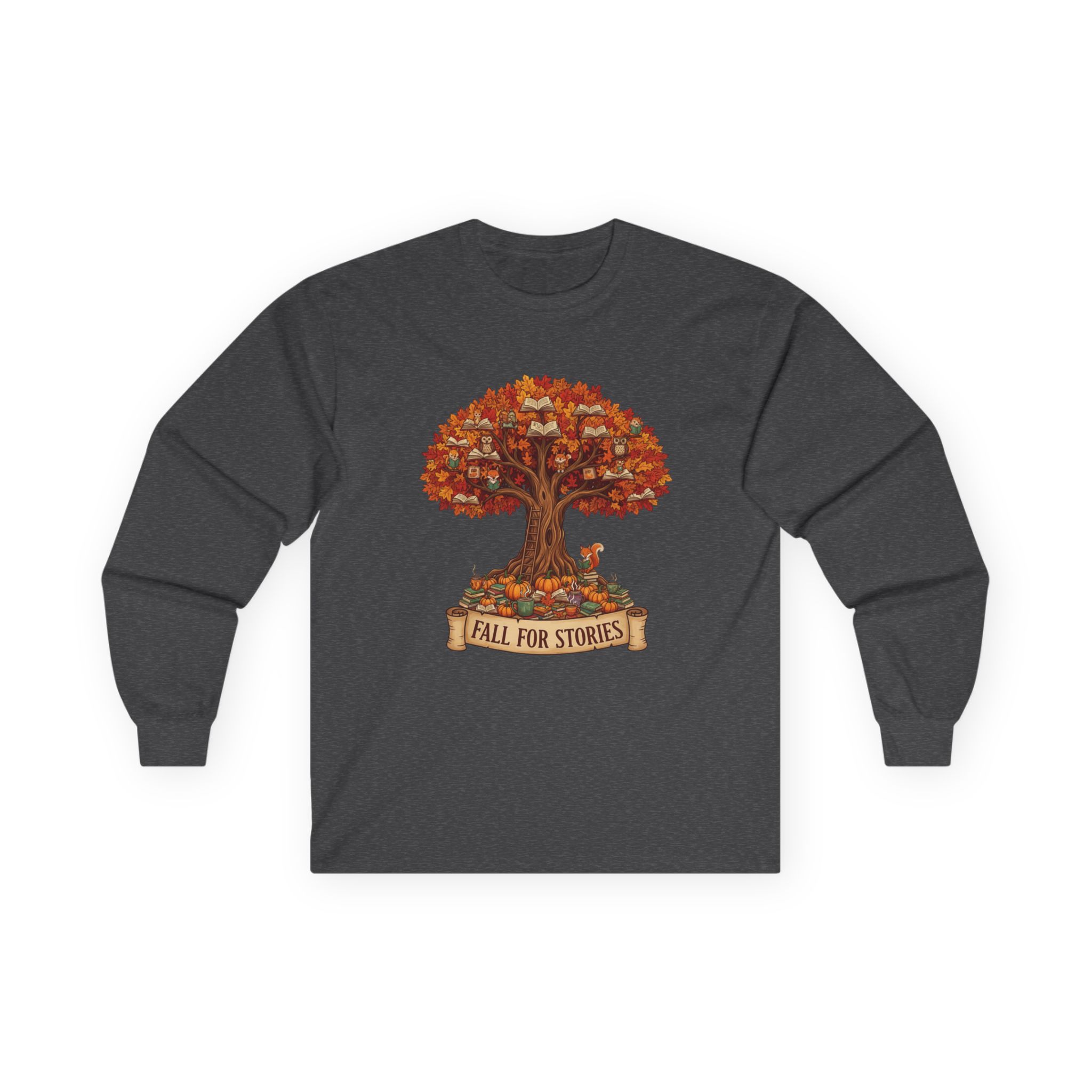 Fall For Stories - Unisex Long Sleeve Tee - Image 16