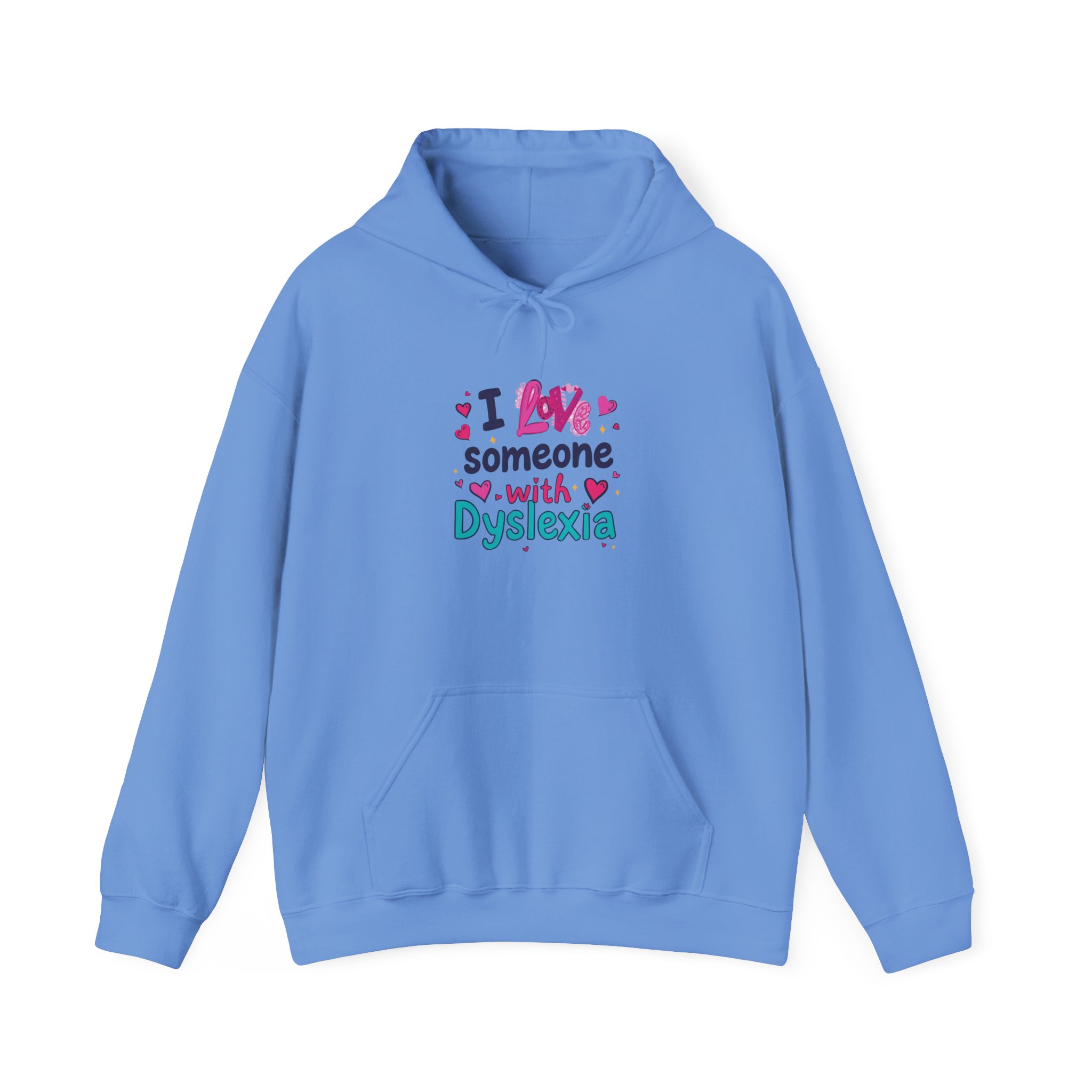 I love someone with Dyslexia - Unisex Hoodie - Image 25