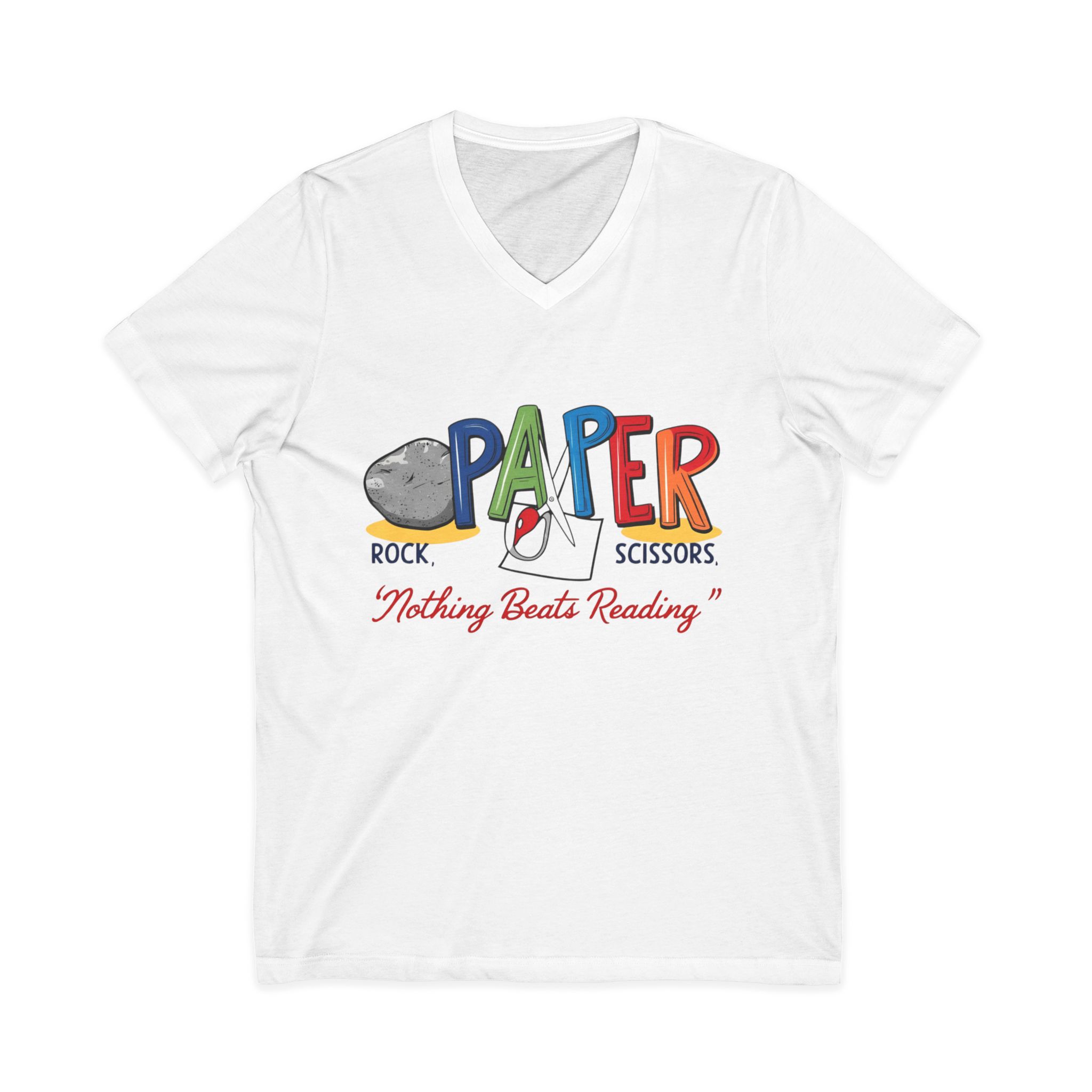 Rock, Paper, Scissors, Nothing Beats Reading - Image 2